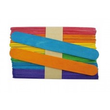 PAUS DE GELADO CORES 50 UNIDADES
